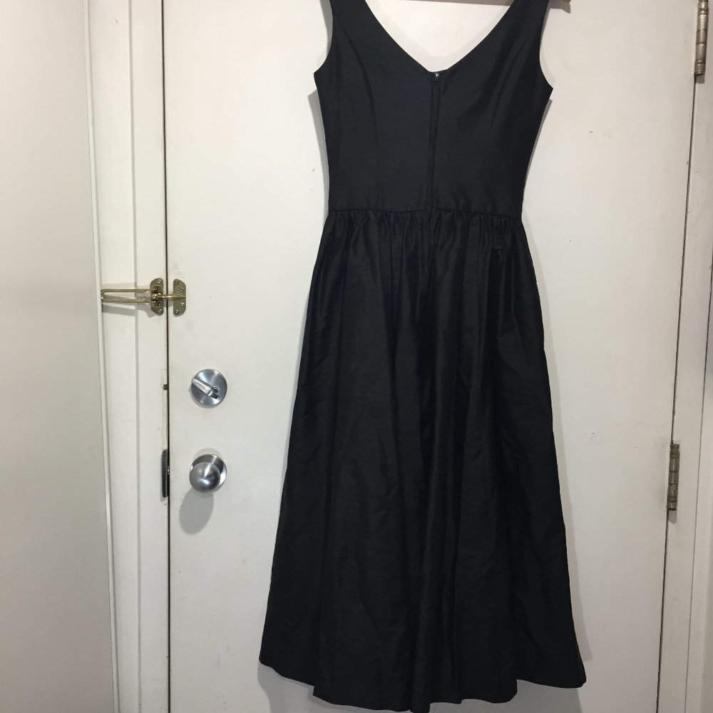 Gorgeous Silk Laura Ashley Black Maxi dress - Picture 3 of 8